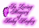 In Loving Memory of Baby Hayley