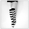 black and white