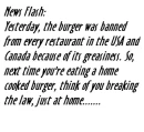 Burgers Banned