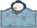 Have a Wonderful Christmas.