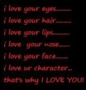 i love everything about you