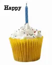 Happy Birthday from Michelle cupcake