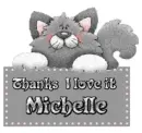Thanks I love it Michelle