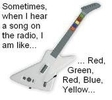 guitar hero colors
