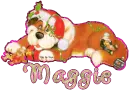 Christmas Relaxing Dog - Maggie