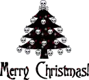 Merry Christmas Skull Tree