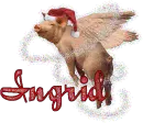 Ingrid  (Cute Christmas Pig)
