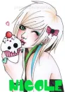 emo cupcake girl 