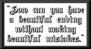 How can you have beautiful endings without making beautiful mistakes