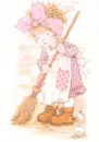 cleaning the house
