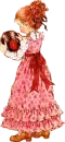 red dress