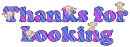 Thanks for looking