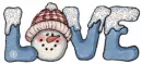 love with a snowman