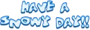 snowy day(light blue)