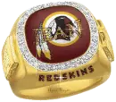 washington redskins diamond ring jean