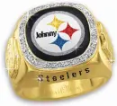 pittsburgh steelers diamond ring johnny