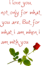 Love for what you are