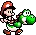 yoshy and baby mario