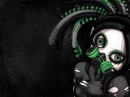 gothic cyiber girl