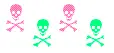 Prettyful Skulls Background =]