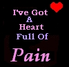 Heart full of pain