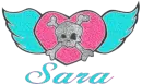 Sara Skull Heart Wings