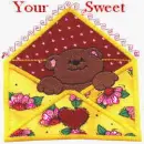 teddy bear in a envelope