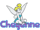 Cheyenne Tinkerbell~Purple & Blue