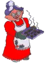 grandma baking cookies