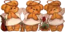 three angle bears