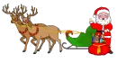 santa and his reindeers