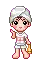 Girl with a towel in hair