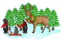 reindeer and penguins 