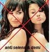 anti selena and demi