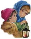 kids with candle