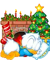 Donald Duck Sleeping