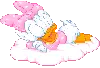 Daisy Duck Sleeping