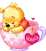 Winnie the Pooh on the cup