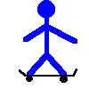 Skating Stickman