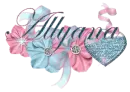 Pink and Blue Flower's