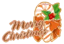 Candy Cane Orange - Merry Christmas