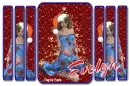 Let It Snow Blue Lady - Evelyn