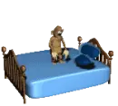 Monkey Jumping On Bed