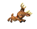 Reindeer Bucking Bronco