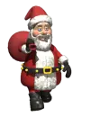 Santa Carrying Presen 