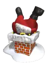 Santa Upside Down 