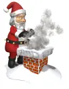 Santa Warming Up 
