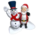 Snowman Santa Claus 