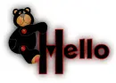 HelloBear hanger