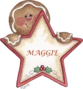 Gingerbread Star - Maggie
